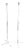 One Left Kurt Verson Style Thin Line Adjustable Height Chrome Floor Lamps For Sale