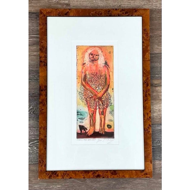 Signed Jacek Sroka “Magister Zdziczala” Aquatint Etching, Limited Edition 5/100, 2002 For Sale - Image 10 of 12