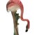 Mid-Century Modern 1950s Mid-Century Matching Pink Flamingo Ceramic Tabletop Vase Set by Brad Keeler, A Pair For Sale - Image 3 of 14