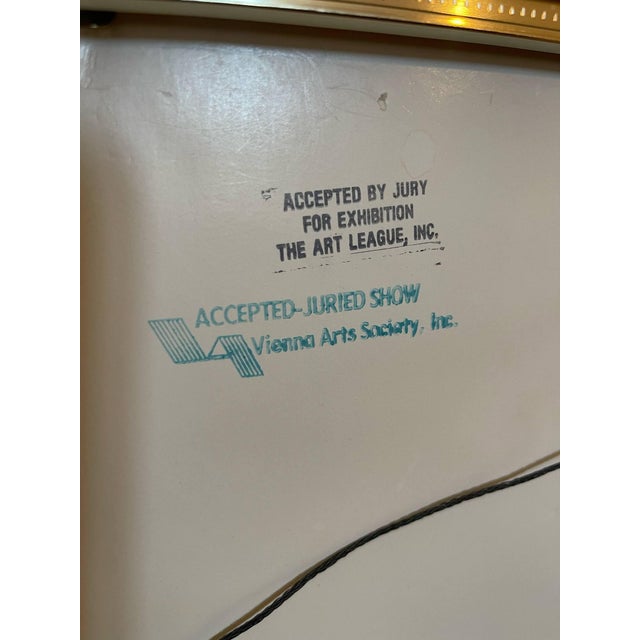 2020s 89 & Holding, Original Acrylic Painting, Framed Marie Straw (1894-1996) For Sale - Image 5 of 6