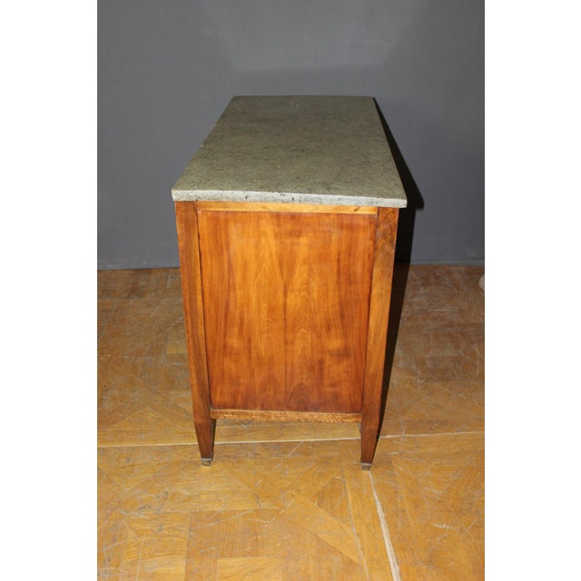 Antique Directoire Walnut Commode, 1700s For Sale - Image 3 of 13
