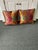 Pair of Down Fill Decorative Designer Pillows With Colorful Abstract Horse Head Pattern For Sale - Image 9 of 9