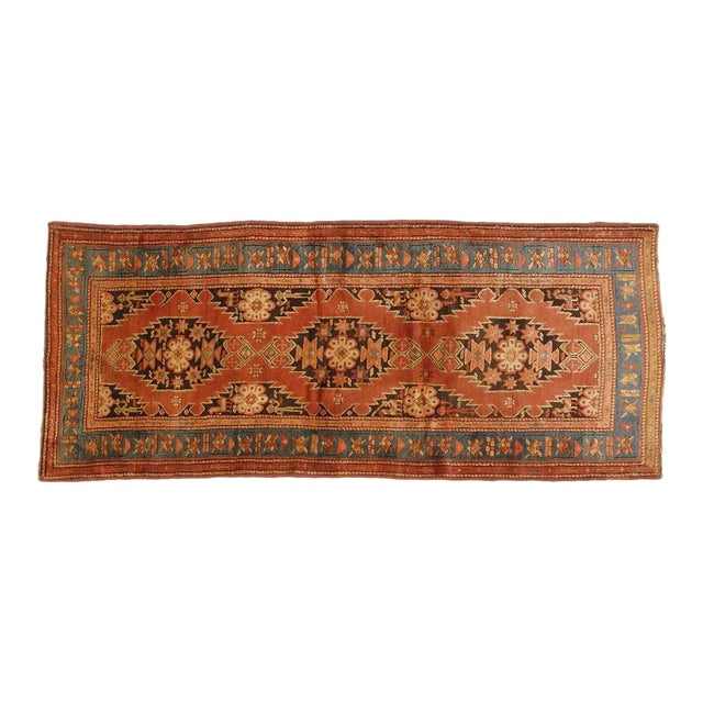1950s Vintage Karabagh 3'2" X 8' For Sale