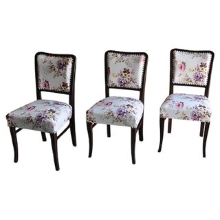 Art Deco Dining Chairs, 1930s, Set of 3 For Sale