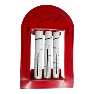 Red Tin Coin Change Sorter Wall Decor