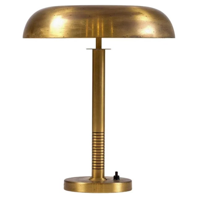 Swedish Brass Table Lamp attributed to Boréns, 1950s For Sale - Image 9 of 9