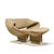 Artifort Pierre Paulin for Artifort Mid Century Ribbon Chairs With Ottoman For Sale - Image 4 of 12
