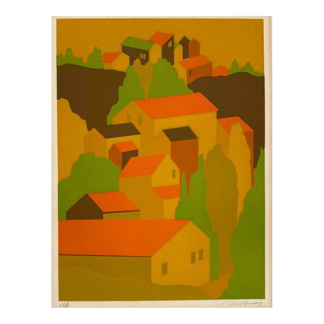 1970s Bob Montgomery Serigraph For Sale
