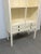 Chinoiserie Zen Ivory Finish Bookcase For Sale - Image 4 of 12