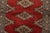 Textile Bokhara Jaldar Rug 3’1” X 4’8” Red Wool Tribal Hand-Knotted Oriental Carpet For Sale - Image 7 of 11