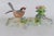 Figurative Crown Staffordshire Porcelain Goldfinch Bird Figurine Designed by Jt Jones 4897b For Sale - Image 3 of 15