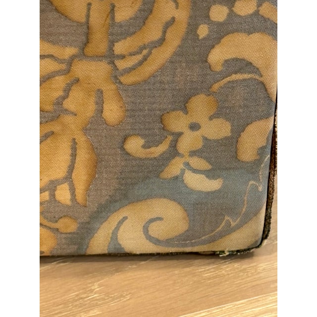 Vintage Fortuny 'Carnavalet' Three Panel Double Sided Screen / Double Sided Room Divider For Sale - Image 18 of 18