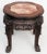Antique Chinese Hardwood. Heavily Carved Plant Stand or End Table For Sale - Image 4 of 9