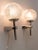 Mid-Century Modern Textured Glass Wall Lamps, 1970s, Set of 2 For Sale - Image 10 of 17