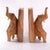 Mid-Century Modern Carved Sycamore Anthropomorphic Elephant Bookends, 1950s, Set of 2 For Sale - Image 4 of 13