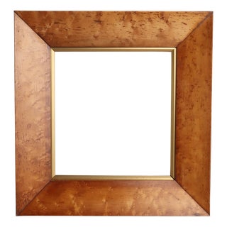 Antique English Birdseye Maple Picture Frame, 1840 For Sale
