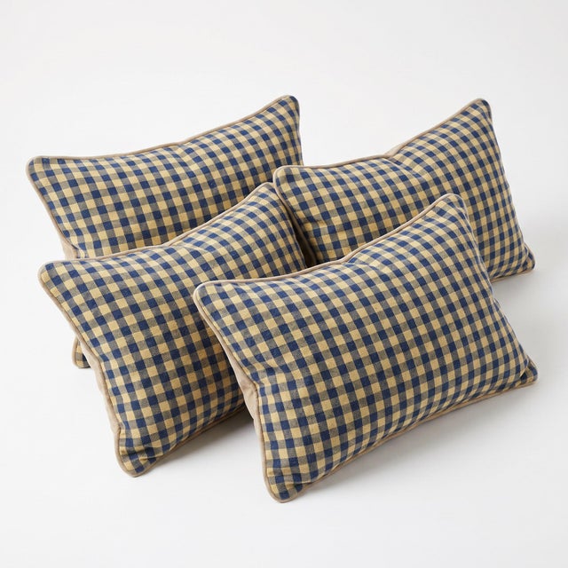 Mid-Century Modern Anatolian Lumbar Kilim Pillow Cover 15'' X 24'' - Set of Four For Sale - Image 3 of 4