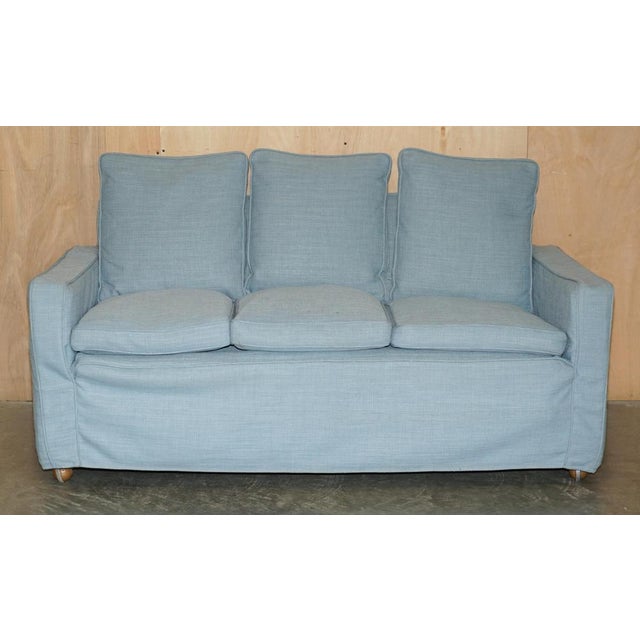 1930s Minty Oxford Three Piece Sofa & Armchair Suite & Receipt, 1933, Set of 3 For Sale - Image 5 of 18