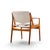 Wood Arne Vodder for Vamo Sønderborg Ella Mid Century Danish Teak Armchair Dining Chair For Sale - Image 7 of 10