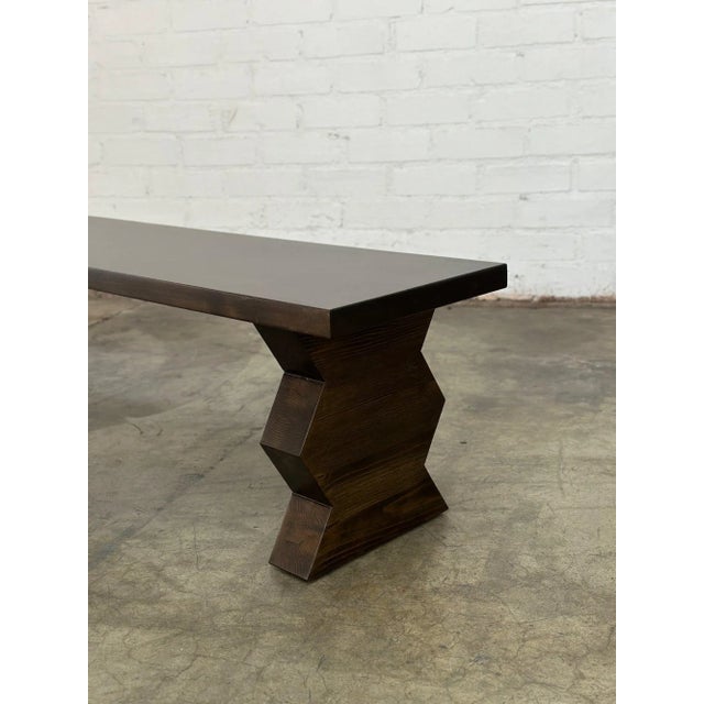 W57 D14 H16.5 Custom made in house by our professional carpentry team. This piece is made from solid wood and sealed to...