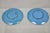 Vintage Brass Enamel Blue & Gold Floral Cloisonne Small Trinket Dish Set - Pair For Sale In Philadelphia - Image 6 of 8