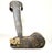 Up for sale is a rare antique handmade wrought iron and wooden child's leg brace from the first quarter of the 19th...