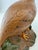 Rustic European Vintage Mid Century Hand-Painted Quail Figurines on Leafy Bases – A Pair For Sale - Image 3 of 10