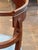 Brown 19th Century Set of Seven Klismos Chairs With Blue Leather Seats For Sale - Image 8 of 12