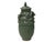 Celadon Vintage Oriental Dragon Motif Celadon Glaze Ceramic Art Jar For Sale - Image 8 of 10