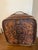 1990s Tooled Leather Ottoman Plain With Nailheads Antique Brown For Sale - Image 9 of 12