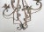 Rustic Antique Egyptian Wrought Iron Electrified Chandelier For Sale - Image 3 of 11