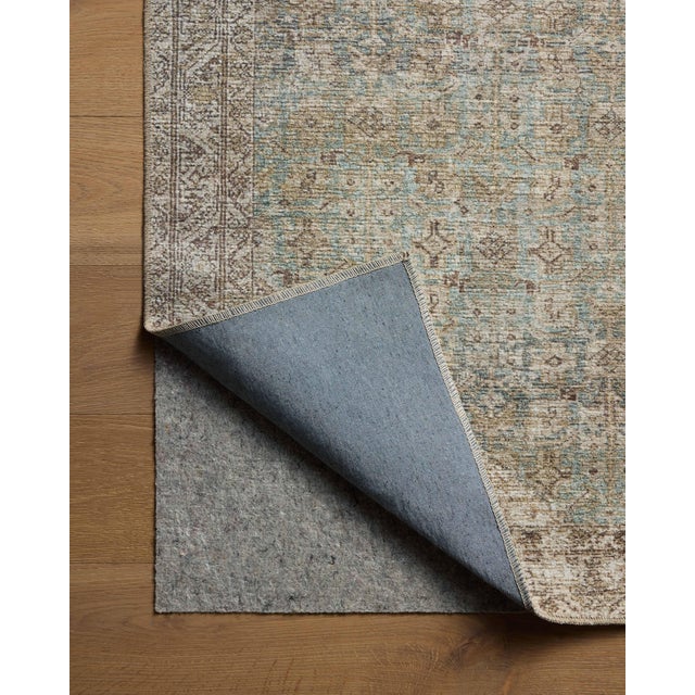 2020s Amber Lewis x Loloi Cambria Aqua / Natural 2'-6" x 12'-0" Runner Rug For Sale - Image 5 of 5