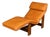 Italian Leather Periplo Chaise Longue by Tarcisio Colzani for Mobil Girgi, 1970s For Sale