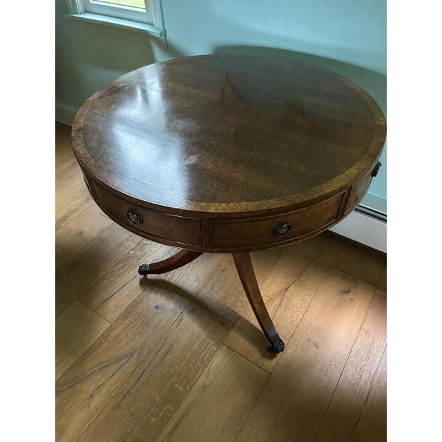 Late 20th Century Attributed Kittinger Drum Table For Sale In New York - Image 6 of 8