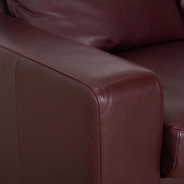 Bordeaux Leather E200 Corner Sofa from Stressless For Sale - Image 5 of 14