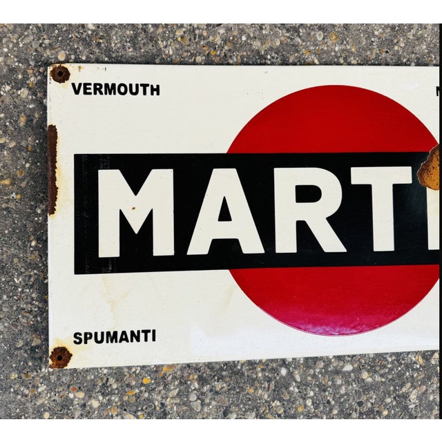 Vintage Martini Sign in Iron For Sale - Image 5 of 6