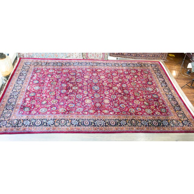 Mid 20th Century Persian Meshed Rug For Sale - Image 15 of 15
