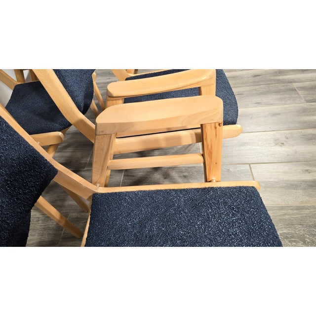 Textile Chairs by Frantisek Jirak, 1960s, Set of 6 For Sale - Image 7 of 14