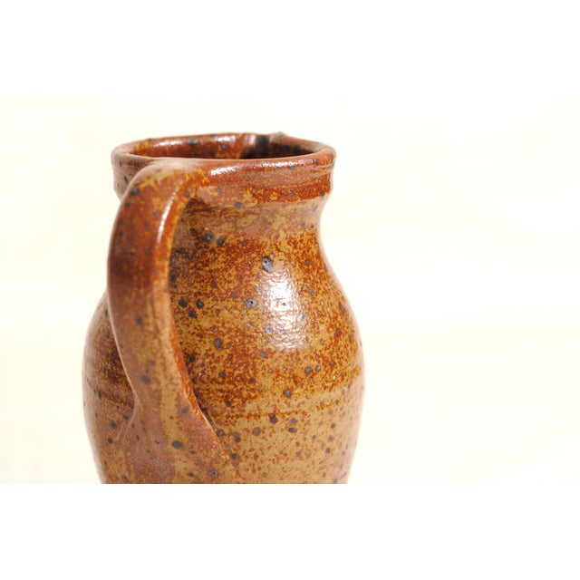 Pyrite Stoneware Pitcher, 1960s For Sale - Image 6 of 9