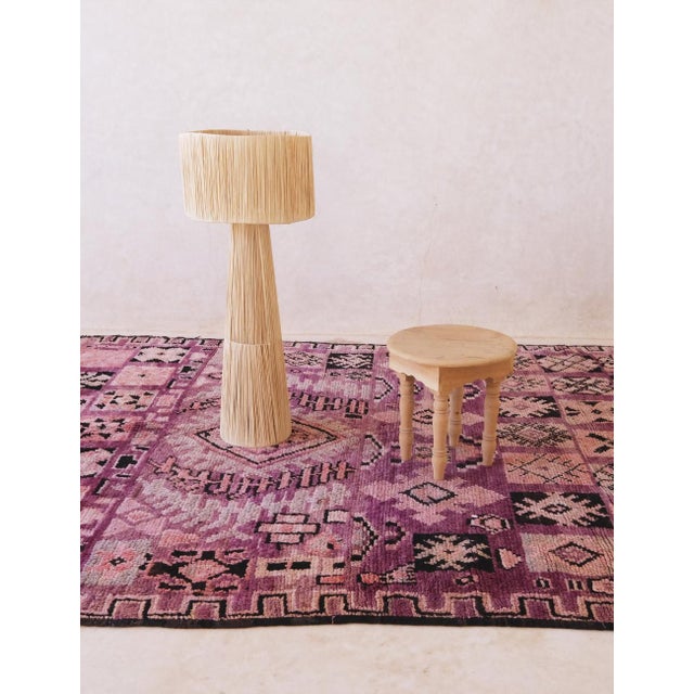 1980s Rare Moroccan Wool Rug - 10 X 7.3 Ft For Sale In Cleveland - Image 6 of 8