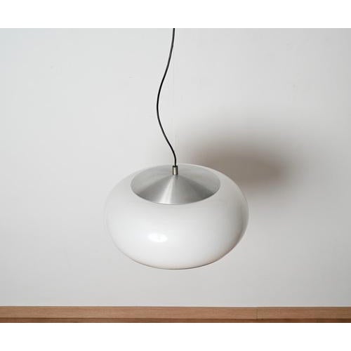 Metal Mid-Century Pendant attributed to Stilux Milano, Italy, 1960s For Sale - Image 7 of 18