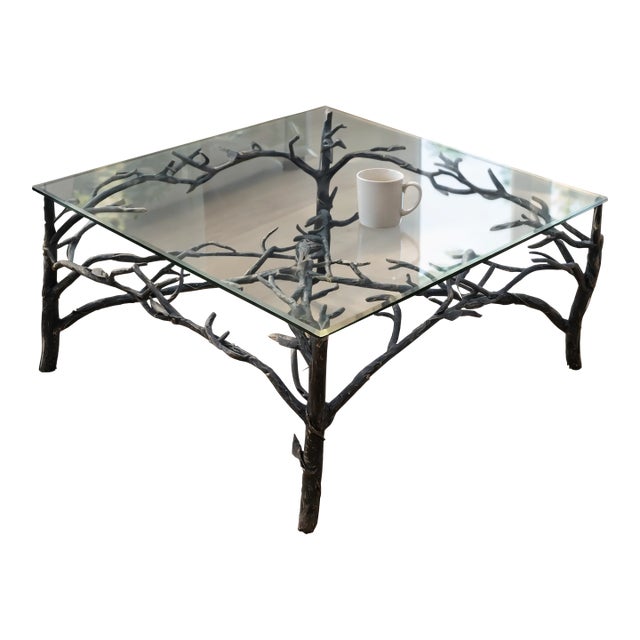Mid 20th Century Mid-Century Diego Giacometti Inspired Coffee Table For Sale - Image 5 of 18