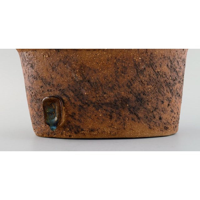 Large Freform Vase by Curt M. Addin for Glumslöv, 1960s For Sale - Image 6 of 8