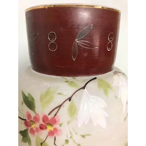 Glass 19th Century English Traditional Bristol Vases - a Pair For Sale - Image 7 of 13