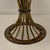 Kreiss Organic Modern Kreiss Travertine & Gilt Iron Dunbar Inspired Wheat Sheaf Center Table For Sale - Image 4 of 11
