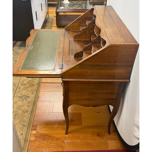 Antique French Drop Down Secretary Writing Desk For Sale - Image 11 of 11