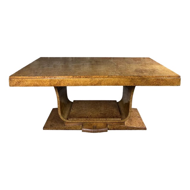 Art Deco Table in Elm, 1920s For Sale