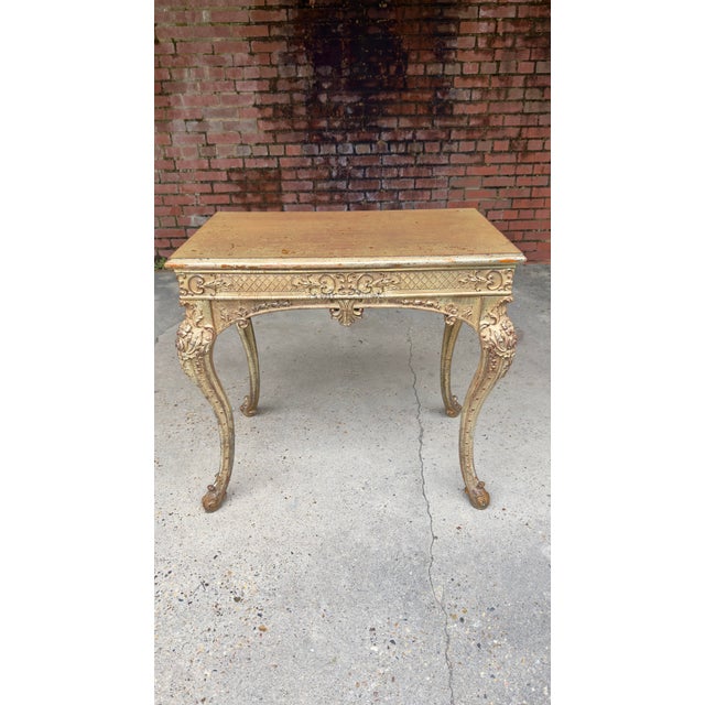 Chinoiserie 1960s Turner MFG Co Gilt Center Table Curated by Turtle and Crane - Maison Jansen Style For Sale - Image 3 of 11