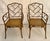 This striking pair of faux bamboo metal armchairs dates to the mid-20th century, circa 1960s. Crafted in steel and...