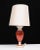 Red Porcelain Table Lamp, Germany, Dresden, 1910s For Sale - Image 8 of 10